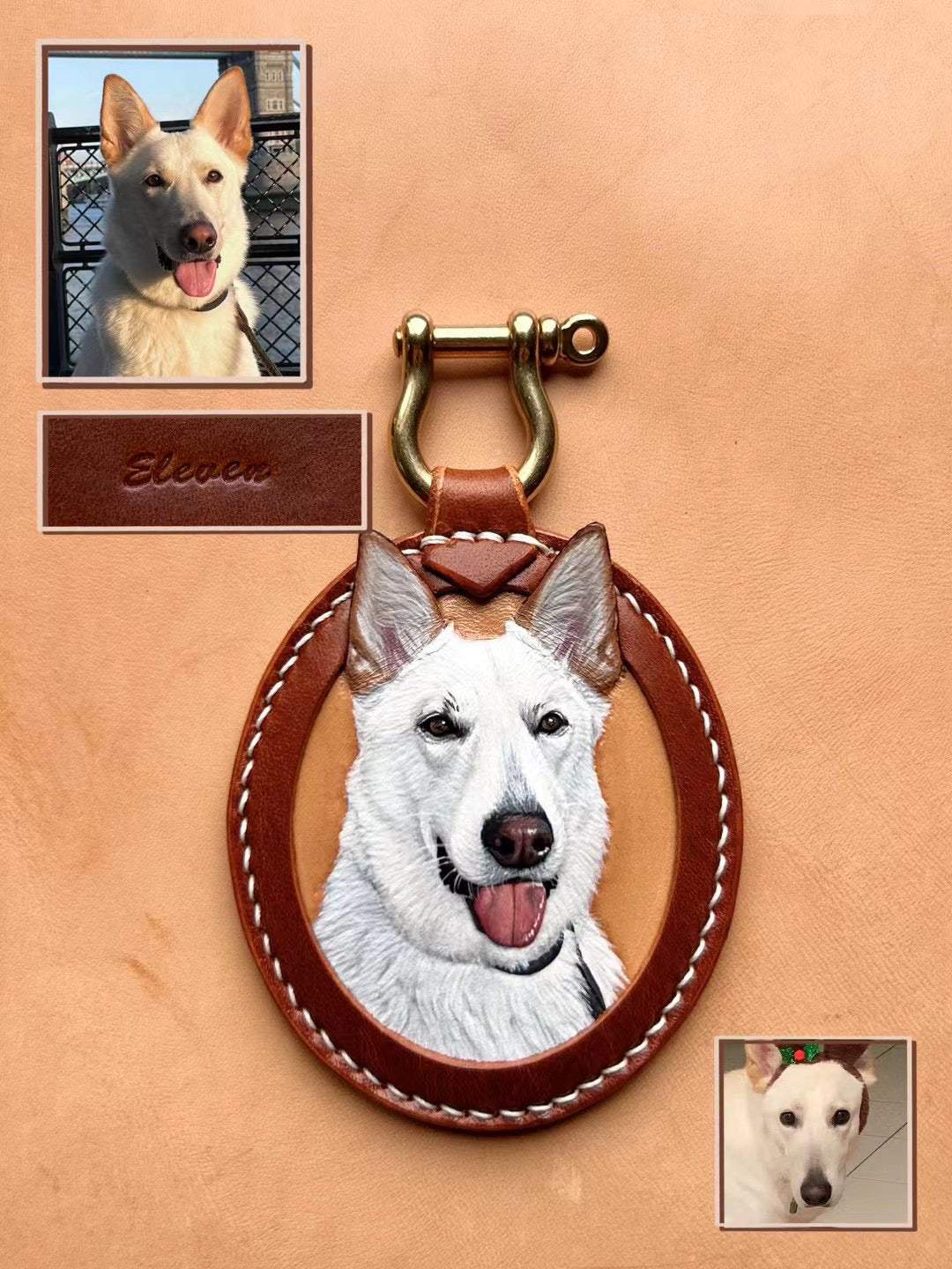 Pet Leather Sculpture—Pet portraits