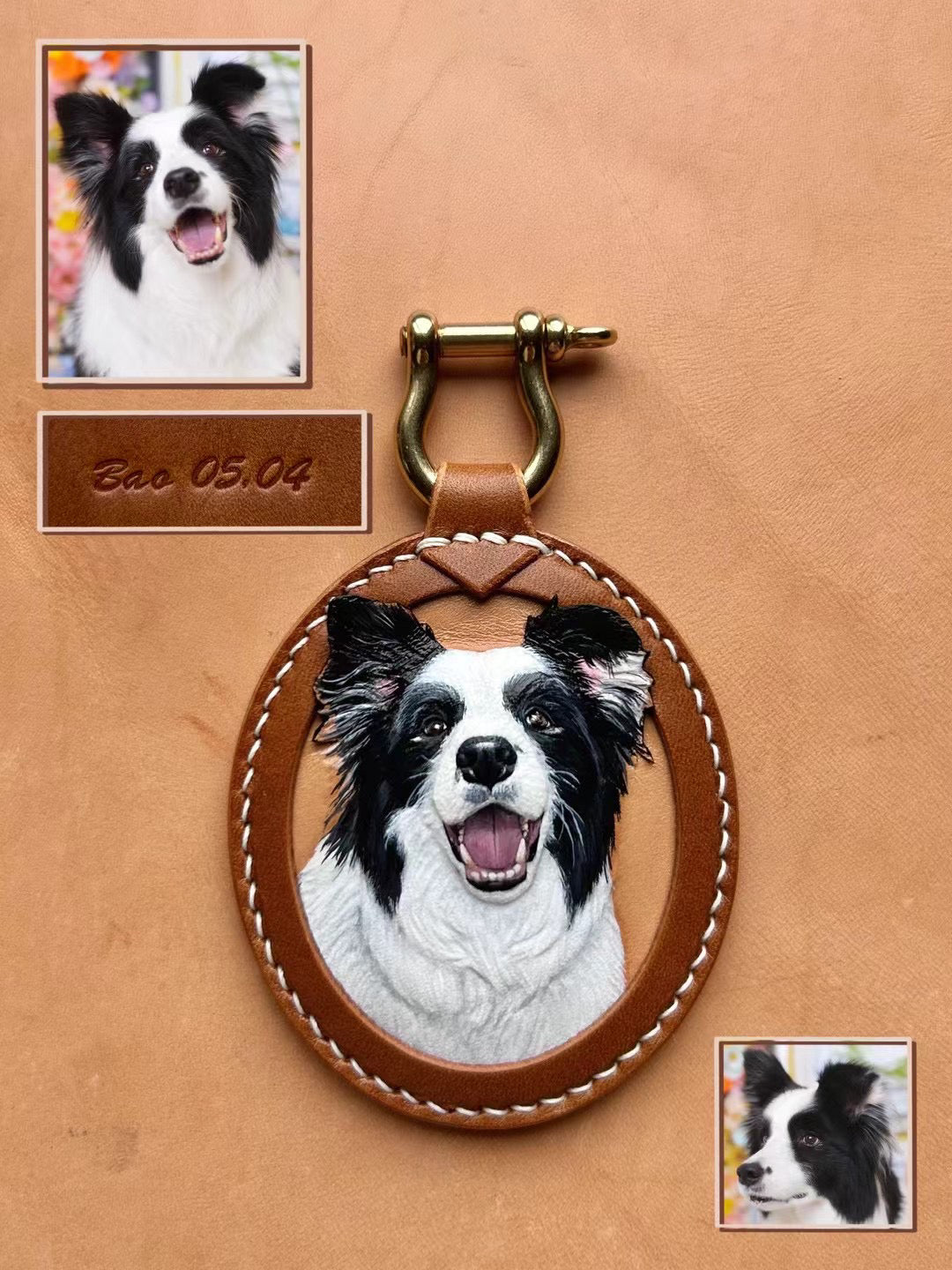 Pet Leather Sculpture—Pet portraits