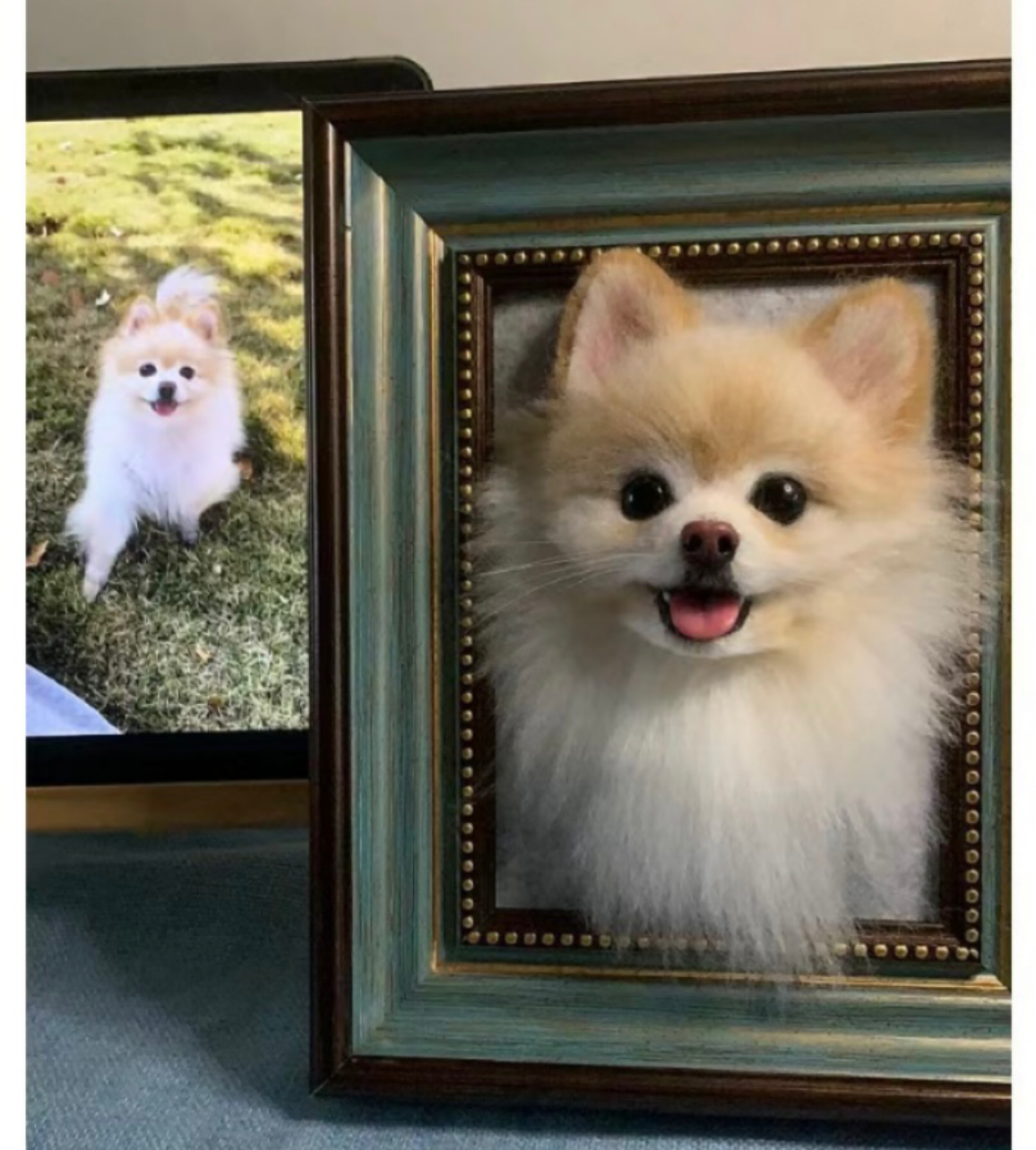 Pet needle felting-Pet Portraits