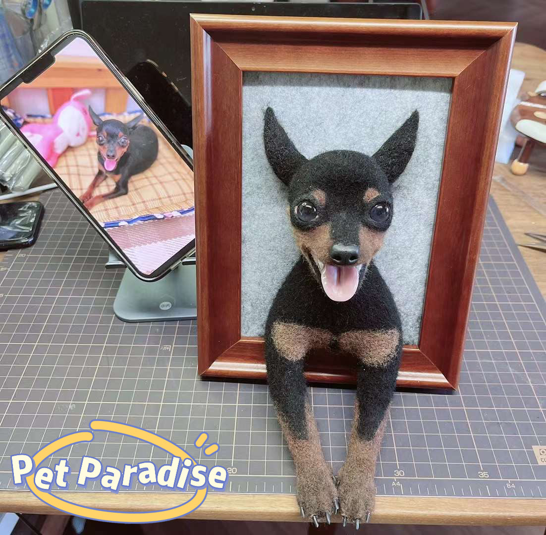 Pet needle felting-Pet Portraits