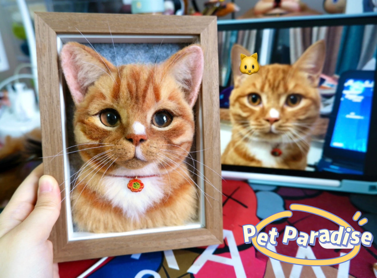 Pet needle felting-Pet Portraits